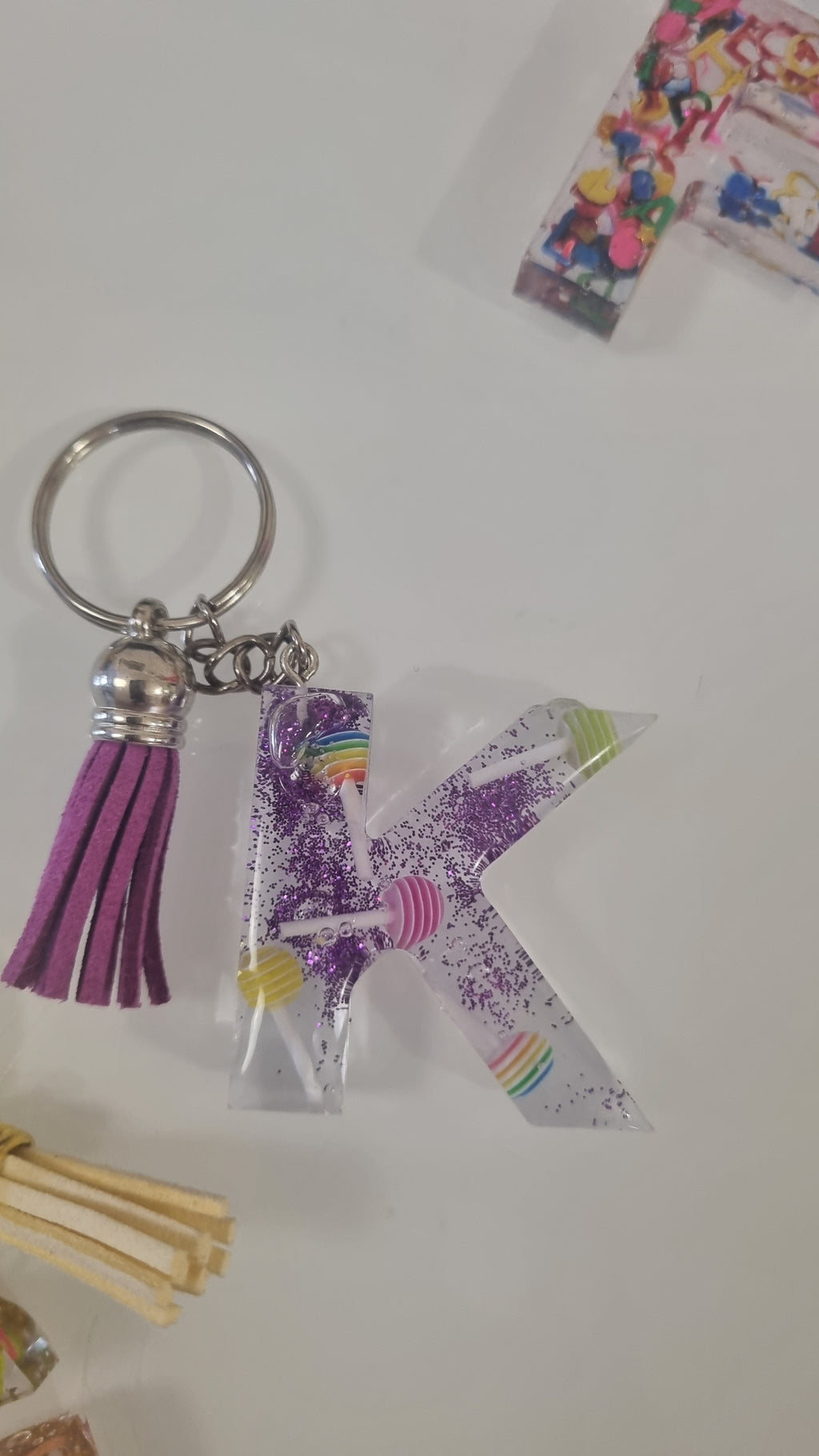Portachiavi in resina epossidica personalizzabili