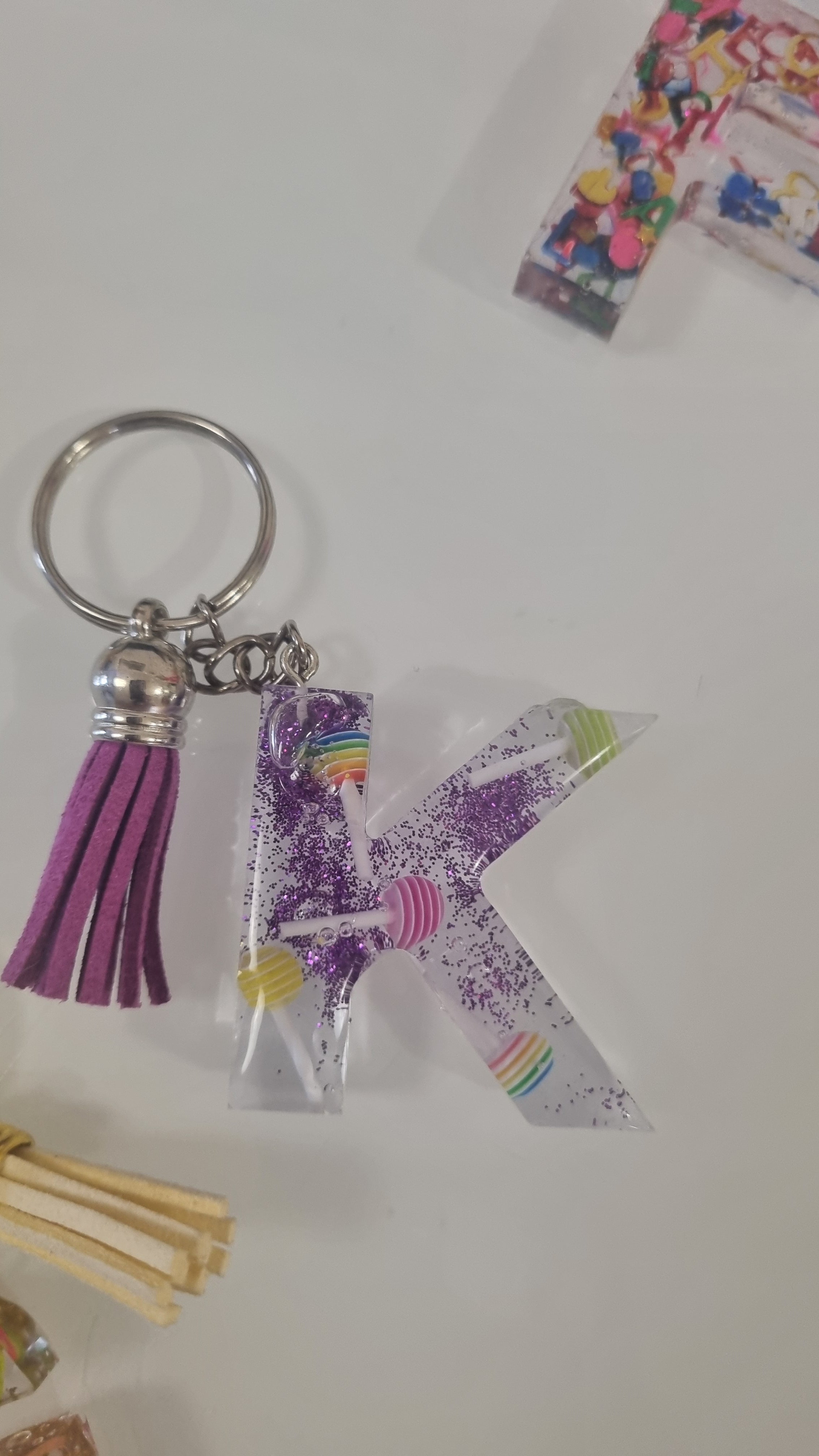 Portachiavi in resina epossidica personalizzabili
